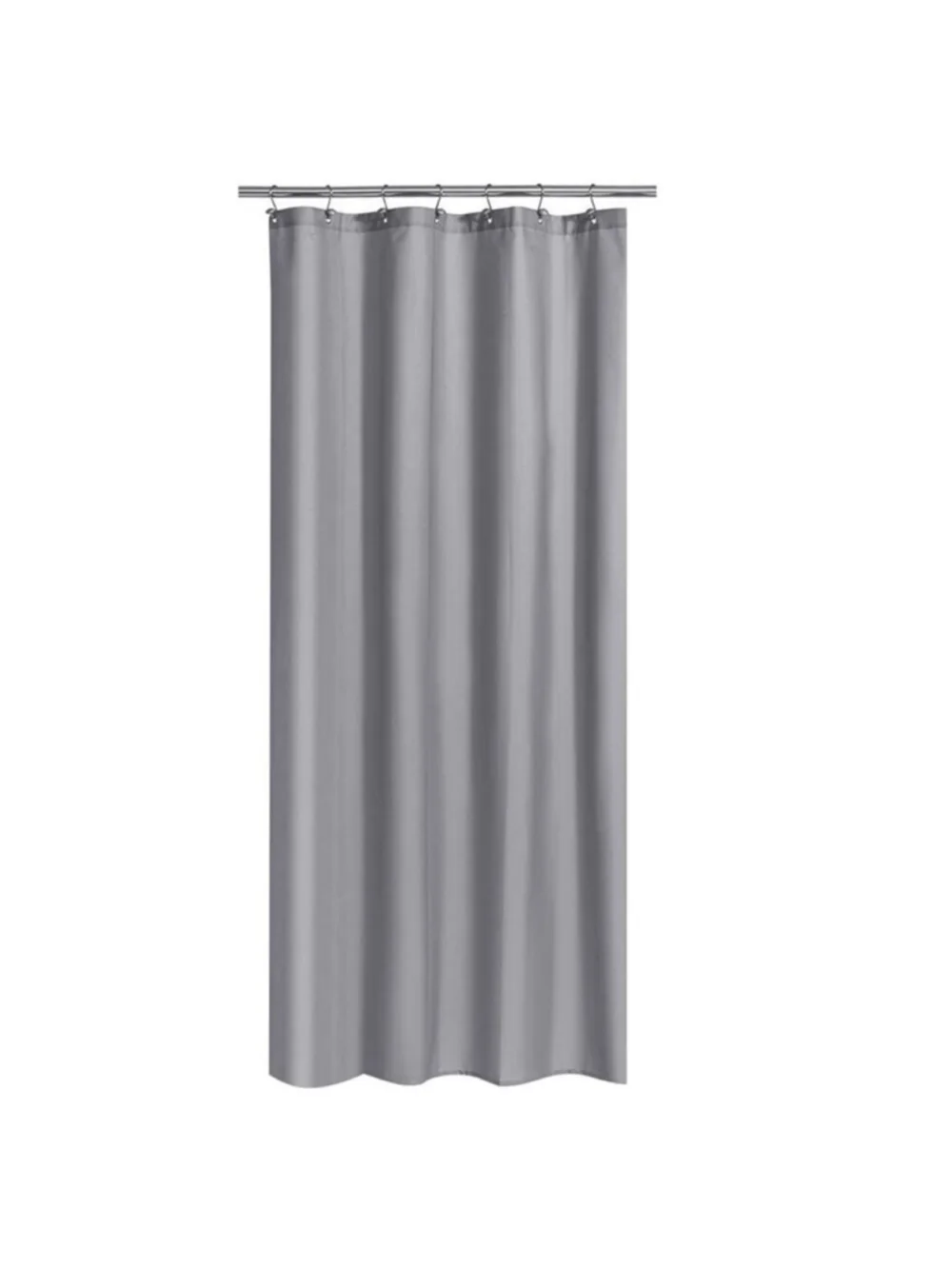 NEW Gray Waterproof Fabric Shower Curtain Liner 54”x72”